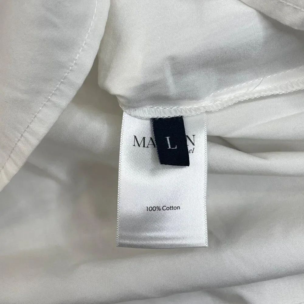 Mayson The Label White Button Up Cropped Shirt - Picture 6 of 7